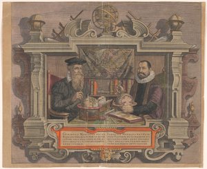 Retrato de Jodocus Hondius e Gerard Mercator de Hendrick Hondius (rejected attribution)
