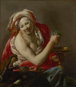 Bacante com Macaco de Hendrick ter Brugghen