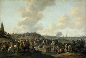 A partida do rei Carlos II da Inglaterra de Scheveningen, 2 de junho de 1660, 1683 de Hendrick de Meijer