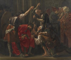 Cristo coroado de espinhos de Hendrick ter Brugghen
