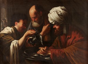 Pilatos lavando as mãos, c.1615-1628