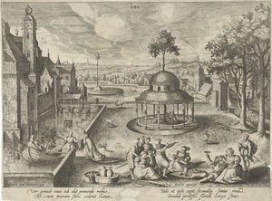 Primavera Ver (título no objeto) As Quatro Estações (título da série) de Hendrick van Schoel