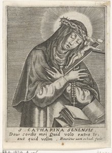 Santa Catarina de Siena de Hendrick van Schoel