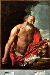 Representação da Pintura de São Jerónimo por Hendrik van Somer (1615-1684) de Hendrick van Somer
