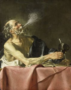 A Alegoria da Transiência do Fumador de Hendrick van Someren