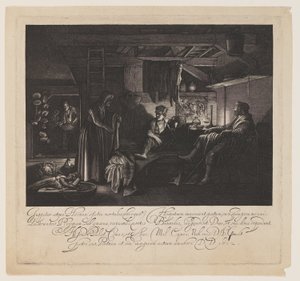 Júpiter e Mercúrio na casa de Filemon e Baucis