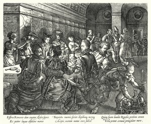 O Banquete na Casa de Tarquinius (gravura)