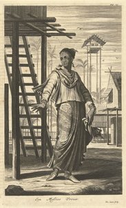 Retrato de uma mulher de etnia mista Uma mulher Mastice (título no objeto)