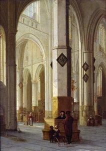 Interior da Igreja de St. Bavo, Haarlem, c.1611-12