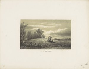 A montanha de palha O Stoppelberg (título no objeto)
