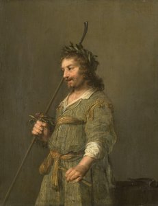 Retrato de um homem vestido de pastor de Hendrik Gerritsz Pot