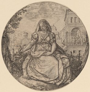 Alegoria da Prudência de Hendrik Goltzius