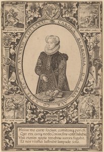 Carlota de Bourbon de Hendrik Goltzius