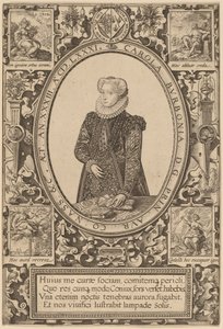 Carlota de Bourbon de Hendrik Goltzius