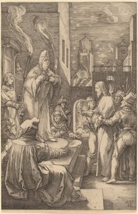 Cristo antes de Caifás de Hendrik Goltzius