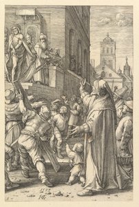 Ecce Homo, de A Paixão de Cristo, 1597. de Hendrik Goltzius