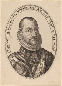 Frederico II, Rei da Dinamarca e Noruega de Hendrik Goltzius