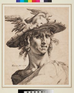 Cabeça de Mercúrio de Hendrik Goltzius