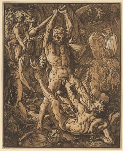 Hércules Matando Cacus de Hendrik Goltzius