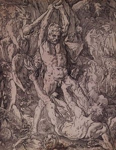 Hércules e Cacus de Hendrik Goltzius