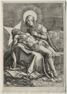 Pieta, 1596. de Hendrik Goltzius