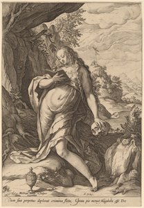 Penitente de Santa Maria Madalena de Hendrik Goltzius