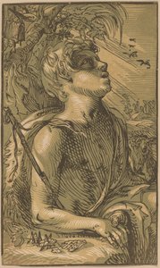 O Jovem São João Batista de Hendrik Goltzius