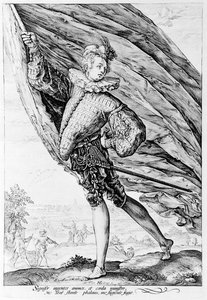 O grande porta-estandarte de Hendrik Goltzius