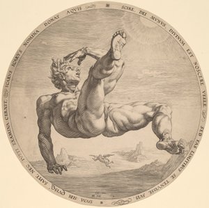 Icaro de Hendrik Goltzius, after Cornelis Cornelisz van Haarlem