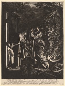 A zombaria de Ceres de Hendrik Goudt after Adam Elsheimer