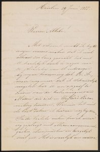 Carta a August Allebé