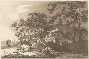 Landschap conheceu koeien
Doze desenhos calculados para a utilização daqueles que estão a aprender a desenhar a paisagem (título da série) de Hendrik Meijer