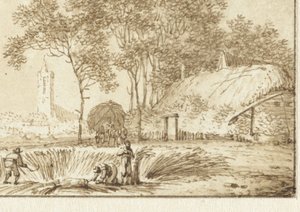 Segadeiras em uma fazenda de Hendrik Meijer