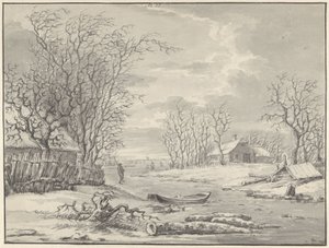 paisagem de inverno de Hendrik Meijer