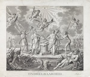 Alegoria da Indivisibilidade, 1795
Indivisibilidade (título sobre o objecto)
Quatro alegorias sobre a revolução de 1795 (título da série)