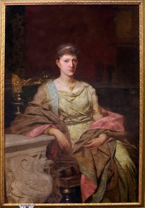 Retrato da condessa Tyszkiewicz (?). Pintura de Henryk Siemiradzki (1843-1902), huile sur toile de Henryk Siemiradzki