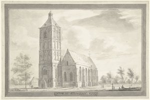 A igreja de São Plechelmus em Oldenzaal de Hendrik Spilman