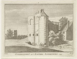 Ruínas do castelo de Zandenburg, Veere
Restos do castelo de Zandenburg, 1743 (título sobre o objecto) de Hendrik Spilman