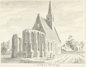Vista da Igreja Branca em Noordwijkerhout
