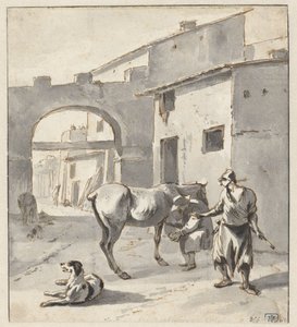 Farrier em uma cidade italiana de Hendrik Verschuring