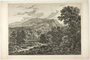 Paisagem romana de Hendrik Voogd