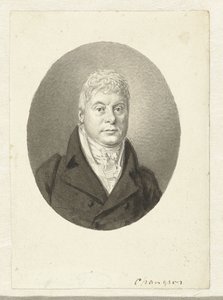 Portret van F.D. Mudança de Hendrik Willem Caspari