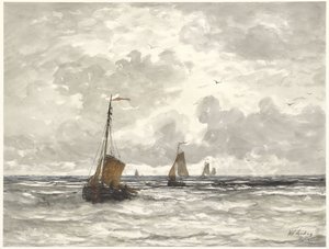 Barcos de pesca nos disjuntores