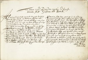 Hino em homenagem a Gesina ter Borch Em homenagem a den Deugden-rijcke e den Konstlivende Juff: Gesina ter Borch (título no objeto) de Hendrik Wolfsen (signed by artist)