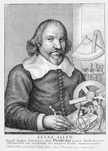 Elias Allen (c.1588-1653) gravado por Wencelaus Hollar (1607-77) (foto do bw)