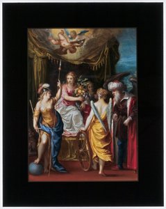 Minerva, Abundantia e Fortuna