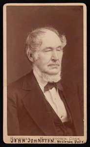 Retrato de John Johnston 1806-1879, antes de 1876. de Hennigar Bros