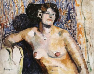 Sentada Nua; Nu Assis