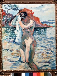 O banhista. de Henri Charles Manguin