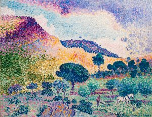 A cadeia montanhosa do Maures de Henri-Edmond Cross